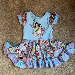 Enchanting Disney Princess Ruffle Twirl Dress